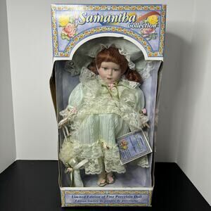 1998 Samantha Collection By Samantha Medici Limited Edition Fine Porcelain Doll